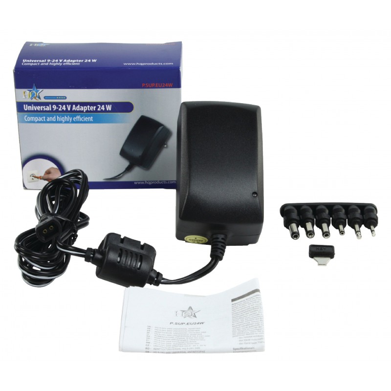 Universal power adapter 9-24V