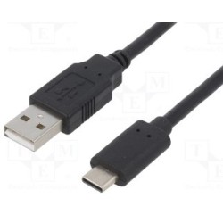 USB-kabel A-C 1,8m
